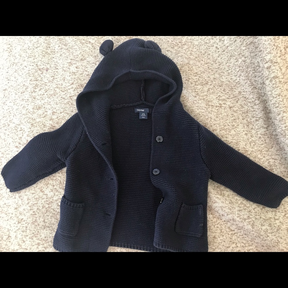 Baby gap blue cardigan